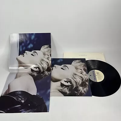 Madonna True Blue Vinyl LP With Poster - 1986 - VG+ VINYL With 2 Posters • $14.99