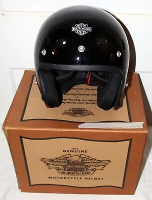 Vintage Harley Davidson Motorcycle Helmet Size XXL 63-64cm W/ Box Nice! LOOK! • $89.95