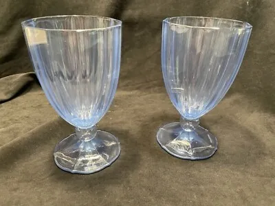 VILLEROY & BOCH My Garden BLUE Iced Tea Goblets/glasses (2) • $22