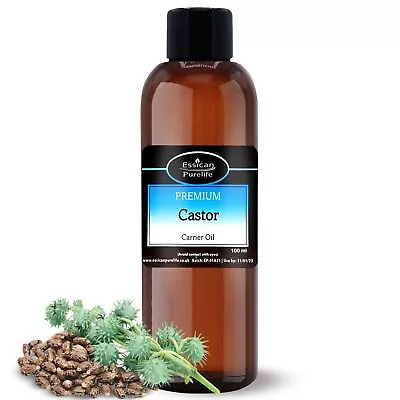 Castor Oil ( Pharmaceutical Grade ) BP  Certified 100% Pure & Natural 100ml • £3.99