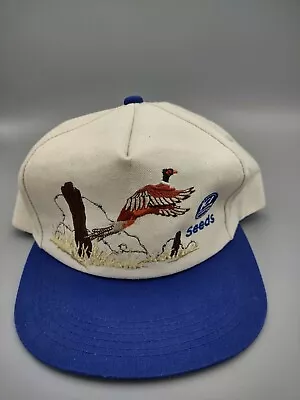 Vintage ICI Seeds Pheasant Wildlife Snapback Hat K-Products • $14.95