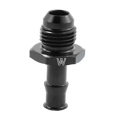 £5.99 • Buy AN -6 (AN6) Male To 7- 8mm Hose Barbed Fitting Black Hose Ends UK