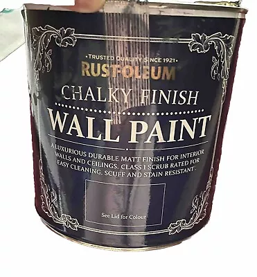 Rust Oleum  Matt  Chalk Emulsion Paint -2.5 L BRAND NEW RRP £40 • £14.95