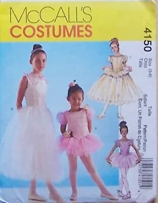 Girls Ballet Costumes Sewing Pattern M4150 Size 3-6  • £17.50