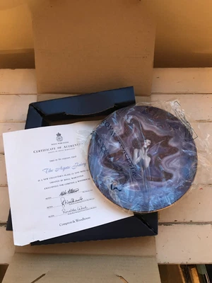£5 • Buy Royal Worcester The Agate Fairy Collectors  Plate Compton & Woodhouse 1990