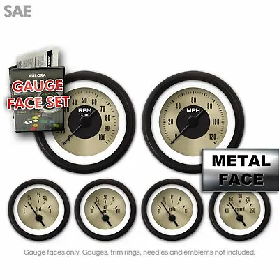 $91.40 • Buy Gauge Face Set - SAE American Classic Gold VII