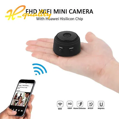 Mini Spy Wireless WiFi Camera Hidden HD 1080P Night Vision IP Security Recorder • £8.10