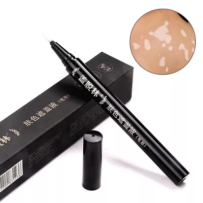 Vitiligo Cover Pen Scars Birthmarks Waterproof White Spots Camouflage Makeup  Pe • $2.74