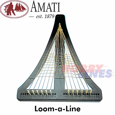 £15.95 • Buy LOOM-A-LINE Model Ship Sail Rigging Jig Makes Easier Correct Tension Amati 7380