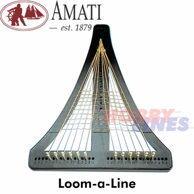 £15.95 • Buy LOOM-A-LINE Model Ship Sail Rigging Jig Makes Easier Correct Tension Amati 7380