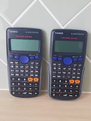 Casio Scientific Fx - 82 AU PLUS II Calculator X 2 Good Working Condition... • $19.99