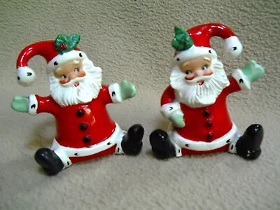 $26 • Buy Vintage Geo Z Lefton SANTA Salt & Pepper Shakers # 30579 / JAPAN
