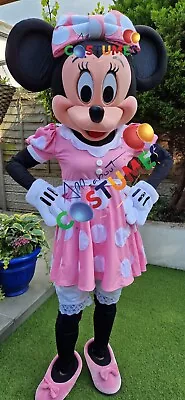 Hire Pink Minnie Lookalike Costume Mascot Fancy Dress Delivery Within UK JJS • £50