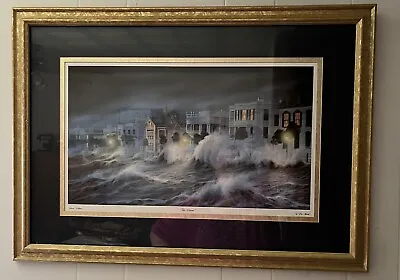 $259 • Buy Jim Booth Triple Matted Vintage Print  The Storm  Charleston SC Classic Edition 