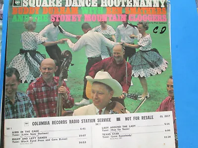 Square Dance Hootenanny Buddy Durham Ben Smathers Clogger Record Album 33 Rpm  • $13.86