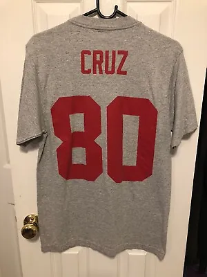 Victor Cruz New York Giants Super Bowl Shirt Size Medium Reebok • $9.99