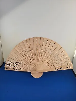 $18 • Buy Ladies Fragrant Sandalwood Hand Fan Wooden For Wedding Party Gift