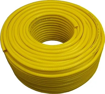 100 Metre Coil Of Yellow Minibore Reinforced Hose 8mm Id / 13.5mm Od • £69.65