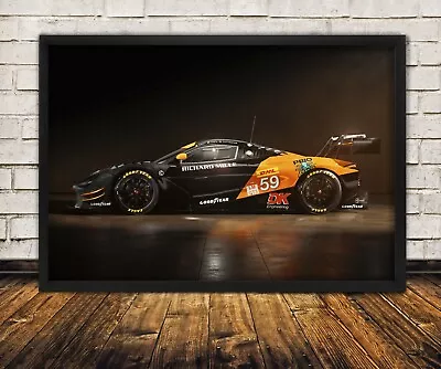 McLaren 720S GT3 EVO - High Quality Premium Poster Print • $69.95