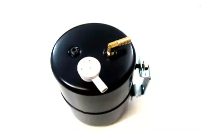 $52.99 • Buy Brake Vacuum Canister Reservoir Tank Steel Black Hot Rod Street Chevy Ford Mopar