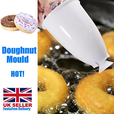 £6.69 • Buy Doughnut DIY Mould Donut Maker Machine Manual Dispenser Kitchen Utensil Tool
