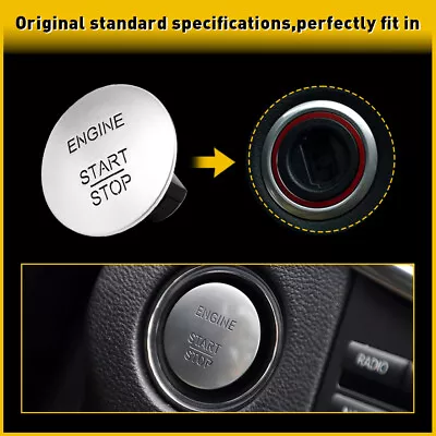 Engine Start Stop Button Ring Sticker For MERCEDES-BENZ GL450 GL450 2007-2012 US • $10.59