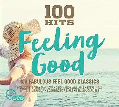 100 Hits Feeling Good Classic Party Music Tracks 5 CD New Sealed • £5.95