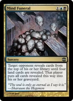 1x Mind Funeral NM-Mint English Alara Reborn MTG Magic • $2.98