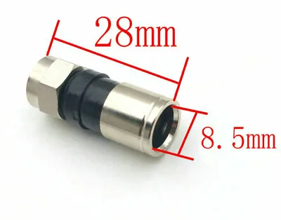 RG6 F Type Compression Y Snap Seal Plug For Sky Satellite Virgin Cable • $38.99