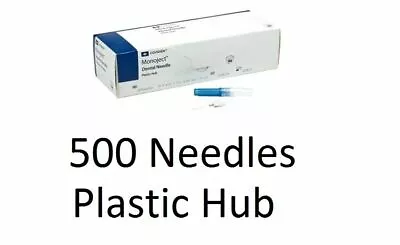 500 Monoject Kendall Plastic Hub Dental Medical Needles 30G Extra Short USA • $109.95