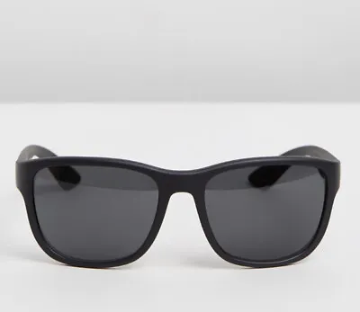 $275 • Buy Brand New Mens Black Sunglasses Prada Linea Rossa Man SPS05VF Rectangular Sunnie