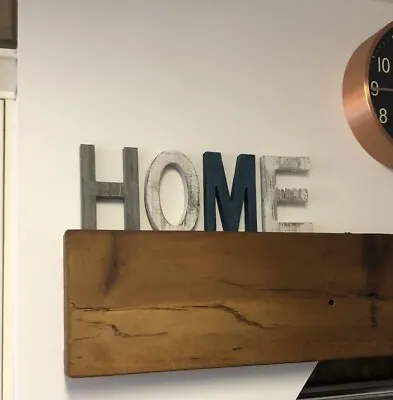 “HOME” Decorative Wooden Letters – Large Wood Letters For Wall Décor • £6.50