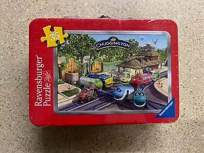 RAVENSBURGER Chuggington 35 Piece Jigsaw Puzzle In Carrying Tin New Sealed • $23.99