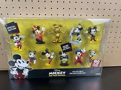 Disney Mickey Mouse 90 Years Of Magic Special Edition 10 Figure Set NEW • $48.99