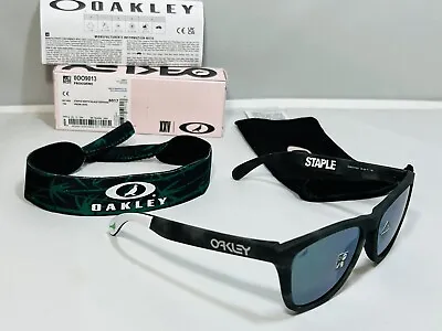 New Oakley Jeff Staple X Frogskins Sunglasses XXV Black Tortoise Prizm Jade Lens • $278.99