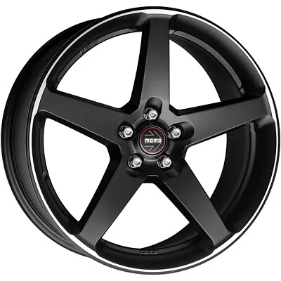 Alloy Wheel Momo Five For Ford Focus Rs 8x18 5x108 Matt Black Polished Yeh • $572