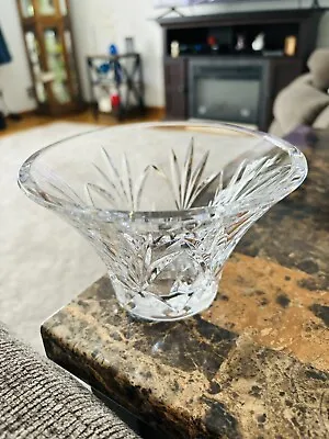Waterford Crystal Bowl Clear Glass 6 In Diameter  3 1/2” High • $22