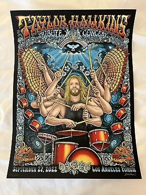 $1000 • Buy 606/1350 Foo Fighters Taylor Hawkins Tribute Concert Poster LA Forum LE Emek