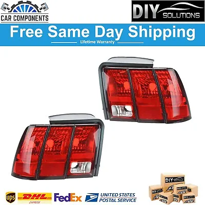 New Taillights Taillamps Rear Brake Lights Pair Set For 1999-2004 Ford Mustang • $84.90