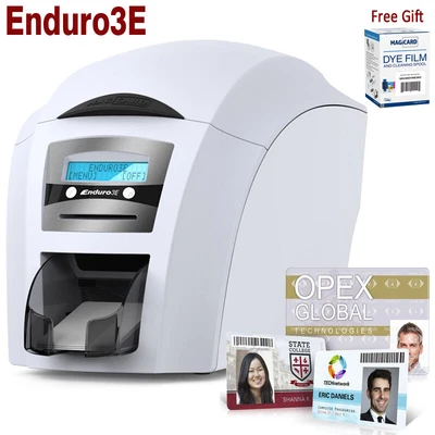 £1089 • Buy Magicard 3633-3021 Enduro3E Dual Sided ID PVC Card Printer Bundle Thermal Duplex