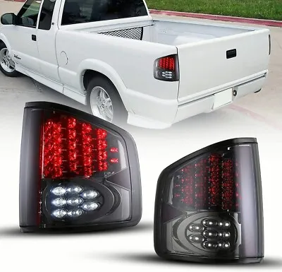 LED Tail Light For 1994-2004 Chevy S-10 Pickup GMC Sonoma 1994-2004 Chrome Smoke • $86.99