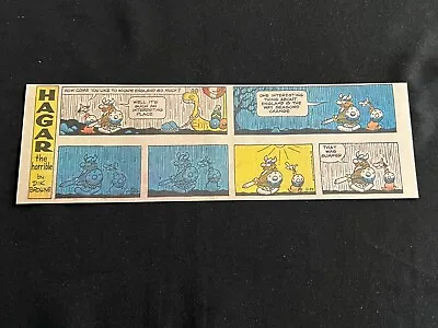 #Q06a HAGAR THE HORRIBLE By Dik Browne Lot Of 2 Sunday Quarter Page Strips 1978 • $3.99