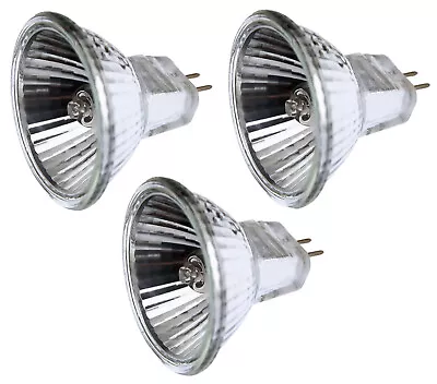 Garden Rock 35Mm Halogen 12V Light Bulbs Uv Stop Dimmable Pack Of 3 New • £8.99