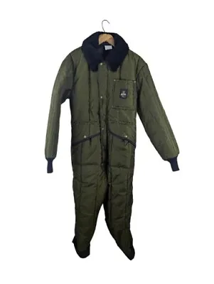 NWT Vintage Refrigiwear Green Suit Coveralls Style 544 Medium Pockets Work • $102