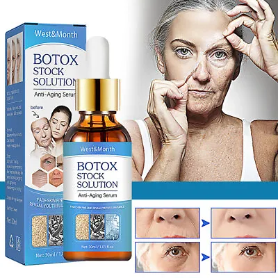 £2.99 • Buy NEW Botox Wrinkle Remover Instant Anti-Aging Face Serum Retinol Skin Tightening