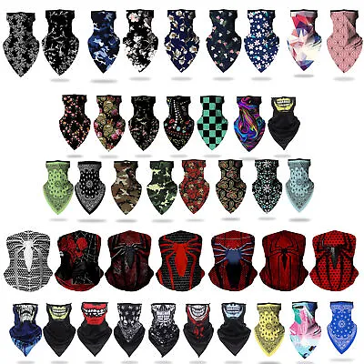 Seamless Bandana Face Covering Mask Biker Gaiter Tube Snood Scarf Neck Cover UK • £3.59