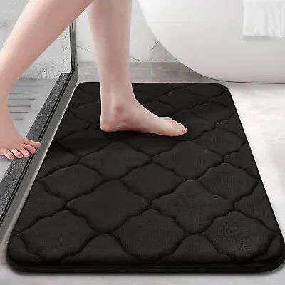 Memory Foam Bath Mat Rug 24x16 Ultra Soft Non Slip And Absorbent Bathroom Rug • $9.99