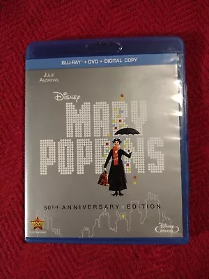 Mary Poppins (50th Anniversary) (Blu-ray/DVD 1964 2-Disc Set) • $4.75