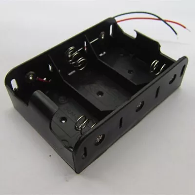 1PCS 4.5V Size 3D Battery Power Supply Holder Case Box With Wire Lead Toys DIY • £2.39