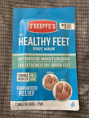 O’Keeffe’s Healthy Feet Intensive Moisturizing Foot Mask Unscented 1 Pair • $2.50